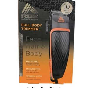 RBX Hair Clippers for Men Premium Trimmer for Men Corded Clippers for Men 10pcs